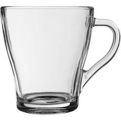 Tea cup “Grace”  glass  250 ml  D=84, H=95mm  clear.