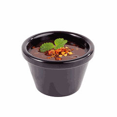 Sauce boat plastic 40ml D=60,H=37mm