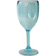 Flute glass  polycarbonate  200 ml  blue.