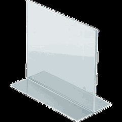 Подставка наст. д/карт пластик ,H=15,L=14,B=8см черный