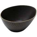 Салатник «Кюпсели» керамика 1,2л ,H=90,L=205,B=160мм черный