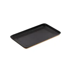 Лоток бумажный OnePlatter для фасовки картон ,H=12,L=225,B=135мм черный