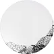 Тарелка «Фрагмент Ардуаз» мелкая фарфор D=25,5см белый,серый