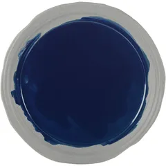 Plate “Nau” ceramics D=28.5cm blue