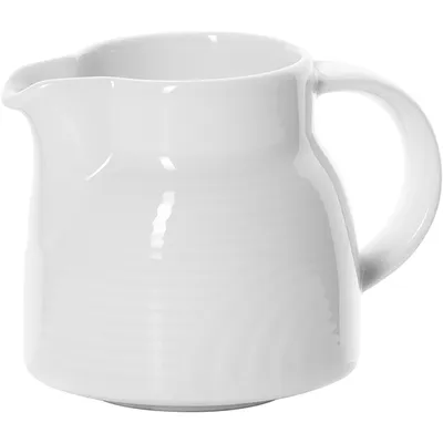 Молочник «Карат» фарфор 150мл D=70,H=75,L=95мм белый