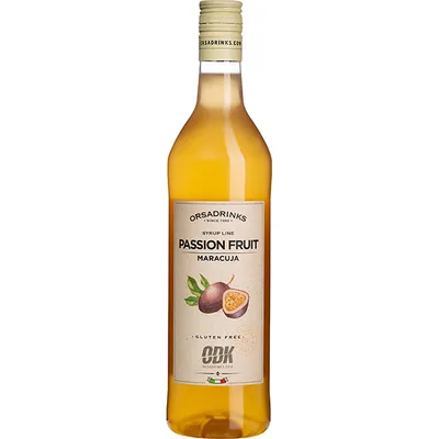 Сироп «Маракуйя» ODK пластик 1л D=8,H=32см, Состояние товара: Новый, Вкус: Маракуйя, Материал: Пластик, Объем по данным поставщика (мл): 1000