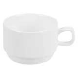 Чашка чайная «Кунстверк» фарфор 250мл D=85/55,H=60,L=120мм белый