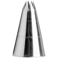 Pastry nozzle “8-pointed star”  stainless steel.