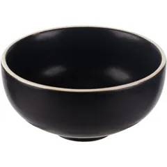 Salad bowl “Ethnic” porcelain 300ml D=12,H=6cm black