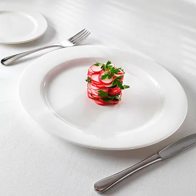 Блюдо «Монако» круглое фарфор D=30см белый, изображение 9