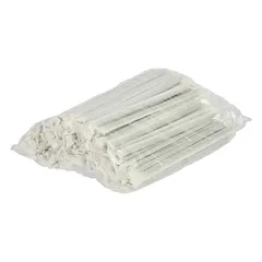 Трубочки в индивидуальной упаковке[200шт] полипроп.,бумага D=8,L=240мм черный