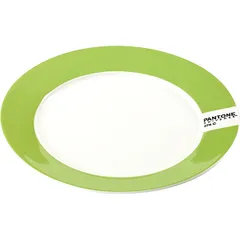 Plate “Panton”  porcelain  D=200, H=15mm  white, green.