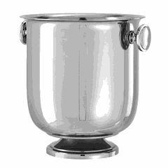 Bucket for champagne “Elite”  stainless steel  D=23, H=24.5 cm  metal.