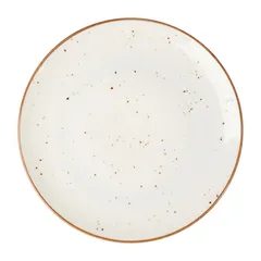Тарелка «Париж» фарфор D=30см белый,коричнев., Диаметр (мм): 300