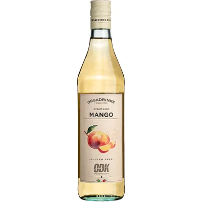 Сироп «Манго» ODK стекло 0,75л D=65,H=305мм, Состояние товара: Новый, Вкус: Манго, Материал: Стекло, Объем по данным поставщика (мл): 750