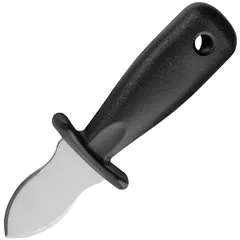 Нож для устриц «Тутти» сталь нерж.,пластик ,L=150/50,B=35мм черный,металлич.