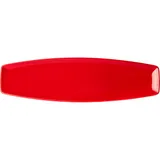 Блюдо «Фиренза ред Нэо» фарфор ,H=17,L=360,B=100мм красный,белый