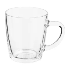 Кружка «Бейзик» стекло 350мл D=85,H=95мм прозр., изображение 2