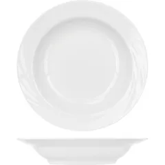 Deep plate “Dove”  porcelain  350ml  D=22cm  white