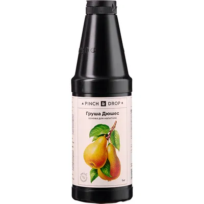 Основа для напитков «Груша-Дюшес» фруктовая Pinch&Drop 1 кг пластик D=8,H=26см