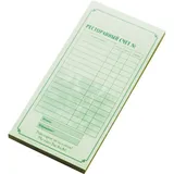 Бланк для счета «Ресторан» двухслойный самокопировальный бум. самокоп. ,H=12,L=200,B=95мм разноцветн