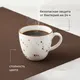 Чашка кофейная «Париж» фарфор 80мл D=60,H=55мм белый,коричнев., Объем по данным поставщика (мл): 80, изображение 3