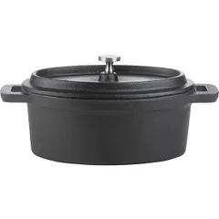 Кастрюля для запекания «Эмбер Каст Мэтт» чугун 450мл ,H=7,L=15,B=10см черный, изображение 2