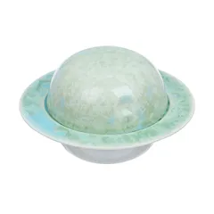 Блюдо для подачи «Фрост» фарфор 250мл D=16,H=10см зелен., Цвет: Зеленый