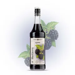 Syrup “Blackberry” Pinch&Drop glass 1l D=85,H=330mm