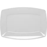 Блюдо «Виктория» прямоугольное фарфор ,H=25,L=320,B=225мм белый