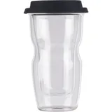 Стакан для горячих напитков «Термик Глас» двойные стенки хр.стекло 340мл D=92,H=150мм прозр.