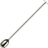 Bar spoon “Bonzer” with muddler  stainless steel , L=270, B=25mm  metal.