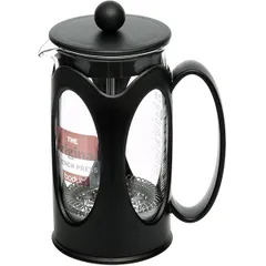Френч-пресс «Кения Нью» стекло,пластик 350мл D=75,H=150,L=105мм черный,прозр., изображение 2