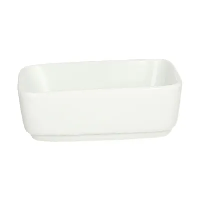 Тарелка «Тэзис Бьянко» для фруктов фарфор ,L=110,B=75мм белый