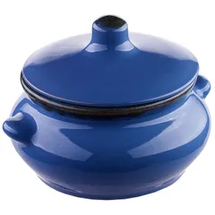 Baking pot “Blue craft”  ceramics  0.5 l  blue.