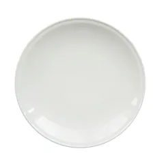 Тарелка «Аз» фарфор D=25см белый