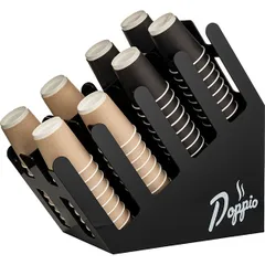 Диспенсер для стаканов 8 секций пластик ,H=47,L=23,B=48см черный, изображение 4