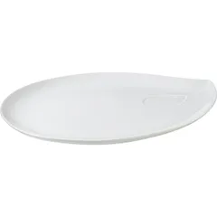 Блюдо «Пати» капля фарфор D=38,H=2,L=39,B=31см белый, изображение 2