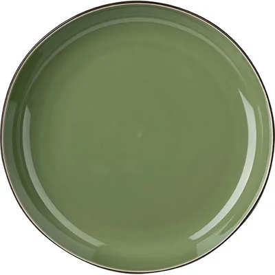 Тарелка глубокая «Сейдж» фарфор 0,8л D=23см зелен.,бронз.