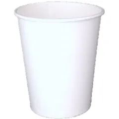 Биоразлагаемые стаканы, белый, 1 слой, картон, 250мл, 50шт «Rops»