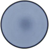 Тарелка «Экинокс» мелкая фарфор ,H=25мм синий