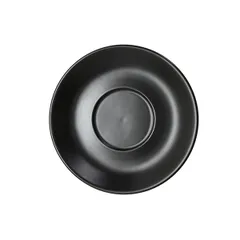 Блюдце «Алберго» фарфор D=12,H=2см черный
