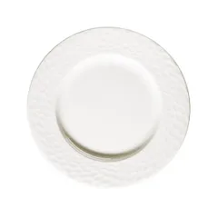 Тарелка «Морелла» мелкая фарфор D=20,2см белый