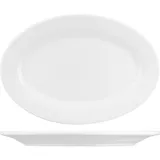 Блюдо «Кунстверк» овальное фарфор ,H=22,L=310,B=217мм белый