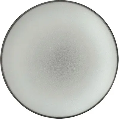 Тарелка «Экинокс» мелкая керамика D=215,H=25мм серый, Цвет: Серый, Диаметр (мм): 215