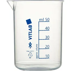 Measuring jug polyprop. 50ml D=3,H=5cm transparent.