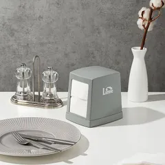 Диспенсер д/салфеток ,H=14,L=13,5,B=10,5см серый, изображение 4