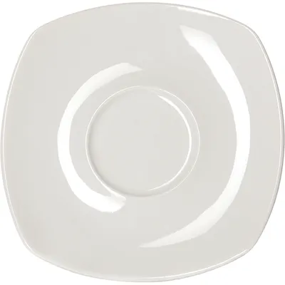 Блюдце «Опшенс» квадратное фарфор ,L=135,B=135мм белый