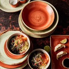 Тарелка «Крафт Грин» мелкая фарфор D=30,H=2см зелен., изображение 2