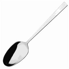 Tea spoon “Cream”  stainless steel  metal.